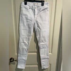 Levi’s 711 White Skinny Jeans size 26
